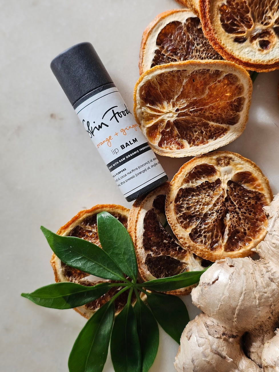 orange + ginger | lip balm