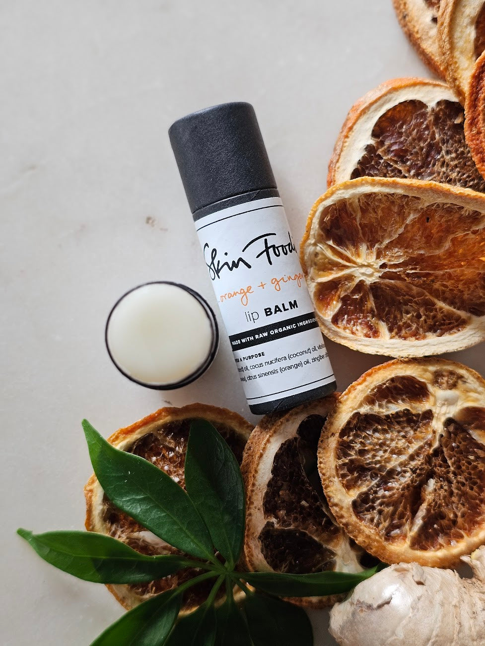 orange + ginger | lip balm