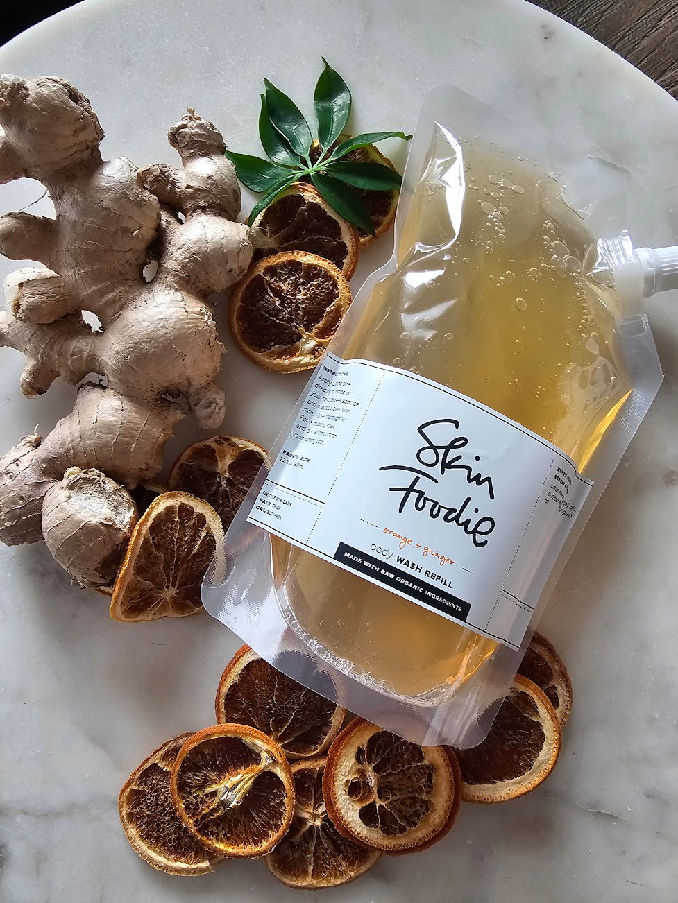 orange + ginger | body wash refill
